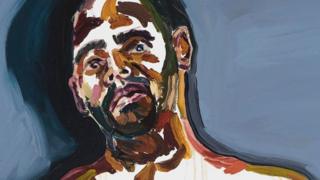 Potret diri terpidana hukuman mati Myuran Sukumaran yang divonis dalam perannya sebagai penyelundup narkoba dalam kelompok yang kemudian dikenal dengan nama Bali Nine.
