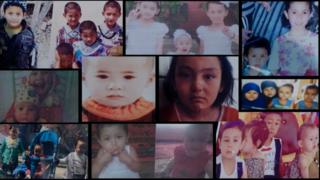 Composite of missing children