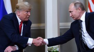 US President Donald Trump and Russian President Vladimir Putin