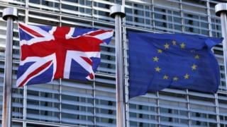 british and european union flag