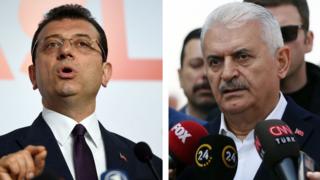 Ekrem İmamoğlu ve Binali Yıldırım