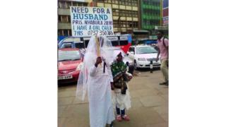 Pris Nyambura n'umukobwa wiwe w'imyaka indwi i Nairobi