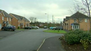 Mornington Gardens, Lisburn, where a woman was pronounced dead on Christmas Day