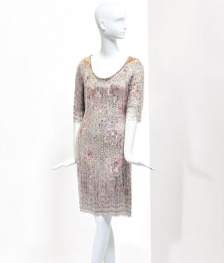 The fringed, beaded mini-dress in which Deneuve met director Alfred Hitchcock in 1969