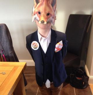 Wilbur from Coleraine in Northern Ireland is Roald Dahl's Fantastic Mr Fox