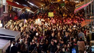 İstanbul'daki protesto