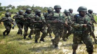 Wanajeshi wa Jeshi la Nigeria