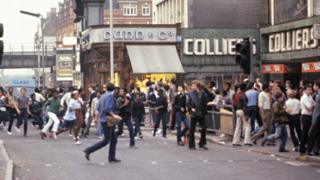 Rioting in Brixton 1981