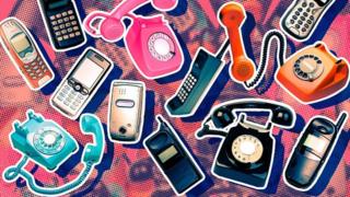 ilustración, celulares