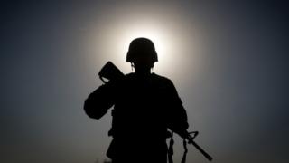 Солдат в Афганистане