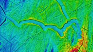 Atlas de formas de relieves glaciales submarinas
