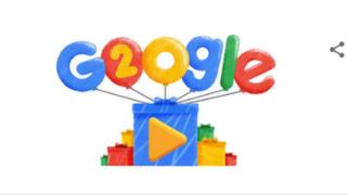 Doodle do 20º aniversário do Google