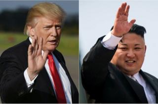 트럼프 대통령과 김정은 위원장