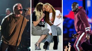 Liam Gallagher, Miley Cyrus, Ariana Grande and Stormzy