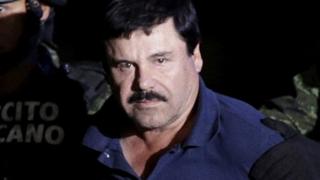 Joaquin "El Chapo" Guzman shortly after his recapture