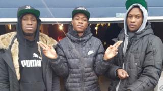 Roshane Daley, Samba Faal and Amadou Sarr
