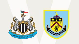 Newcastle and Burnley badges