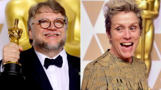 Guillermo del Toro ati Frances McDormand