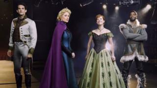 Thrills And Chills At Broadway's Frozen Musical - BBC News