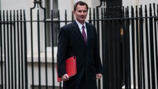 Jeremy Hunt on Downing st