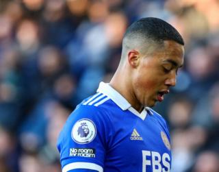 Youri Tielemans during Leicester City's draw to Brighton in January