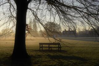 University Park on a frosty morning