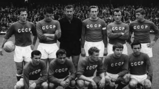 Selección soviética en el Mundial de 1966.