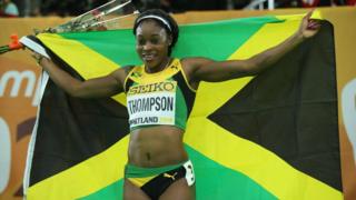 Bingwa wa mbio za mita 100 Elaine Thompson