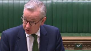 Michael Gove speaking in Commons