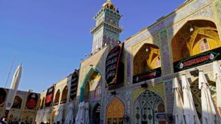 مسجد الامام علي في النجف أمس