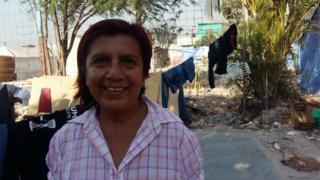 María Jiménez, sobreviviente del terremoto en Jojutla, Morelos, México.