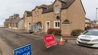 House damaged in Buckie