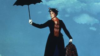 Julie Andrews as the title role in the 1964 film Mary Poppins