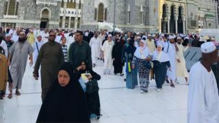Awọn arinrinajo ni Mecca
