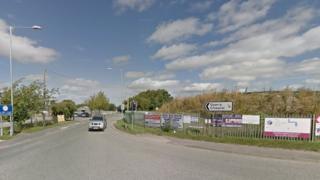 The quarry is situated on Pinfold Lane, Alltami