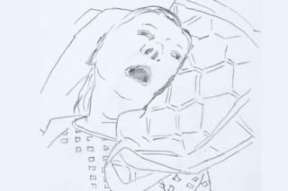 Pat III pencil on paper