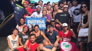 Argentinos apoiam Lula em Porto Alegre