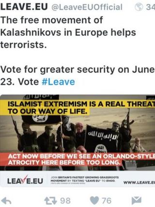 Твиттер Leave.EU