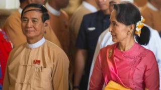 Win Myint waxaa lagu tilmaamaa inuu jaal dhow la yahay Aung San Suu Kyi