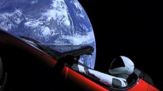 Tesler in space.