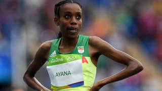 Almaz Ayana nos Jogos Olímpicos do Rio