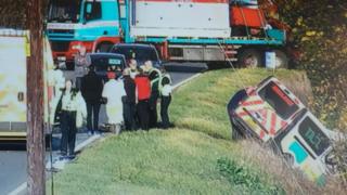 Crash scene