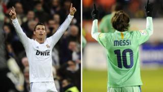 Messi da Ronaldo