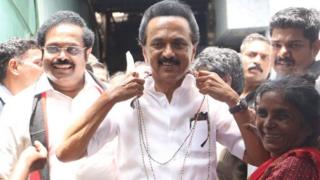 மு.க.ஸ்டாலின் - கதிர் ஆனந்த்