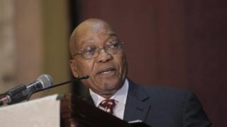 Rais wa Afrika Kusini Jacob Zuma