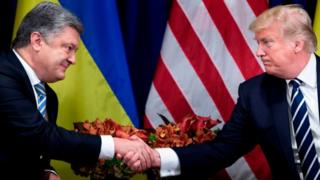 Порошенко и Трамп