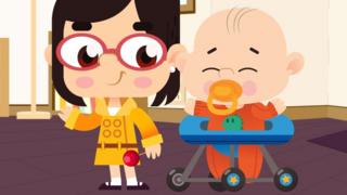 still from Mina and Jack cartoon