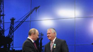 Вручение Рексу Тиллерсону ордена Дружбы
