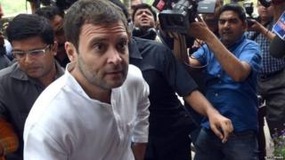 Rahul Gandhi among media persons