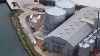 Angus Cereals storage facility at Montrose Harbour